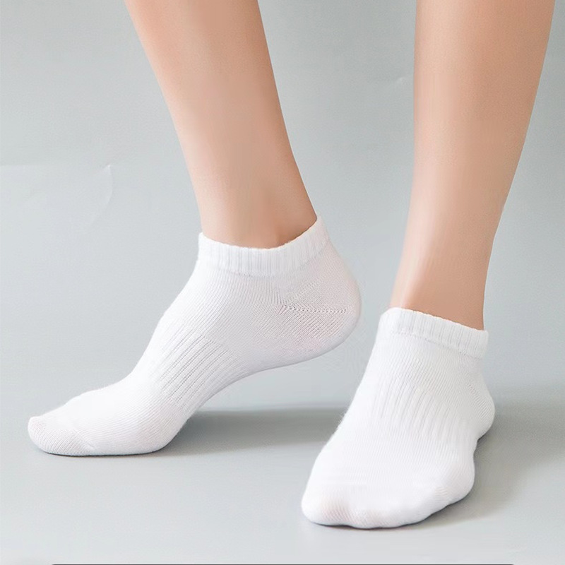 리브유즈 남녀공용 발목 양말 화이트 10켤레