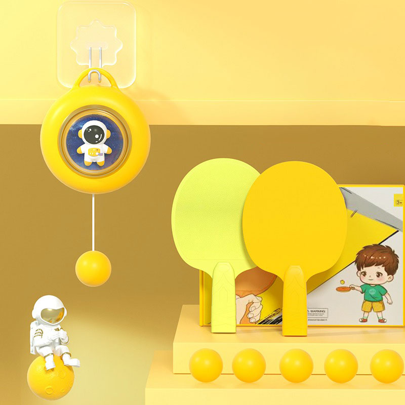 HENK 셀프탁구 트레이너 도넛 탁구라켓