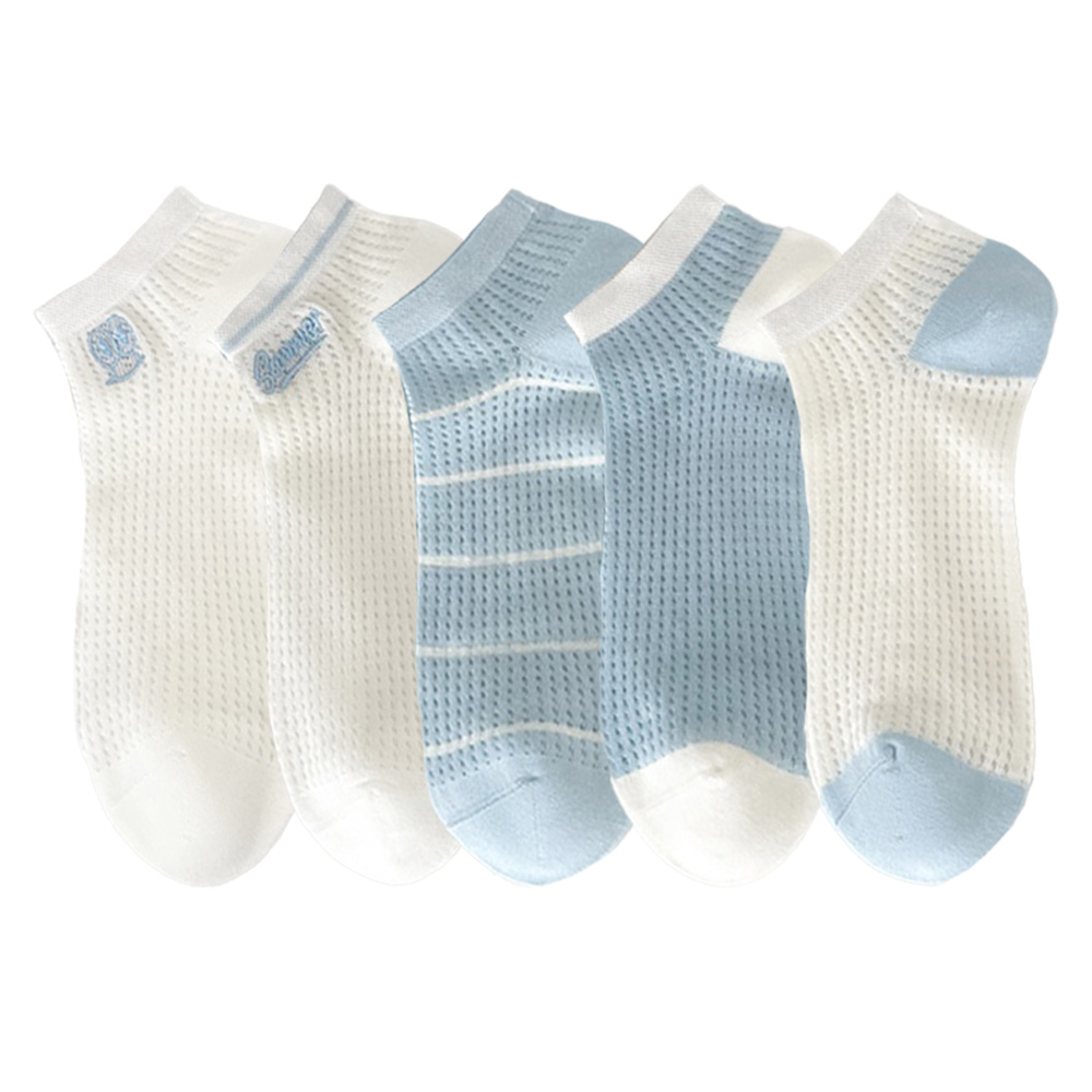 워더미 여성 썸머 학생 양말 5결레