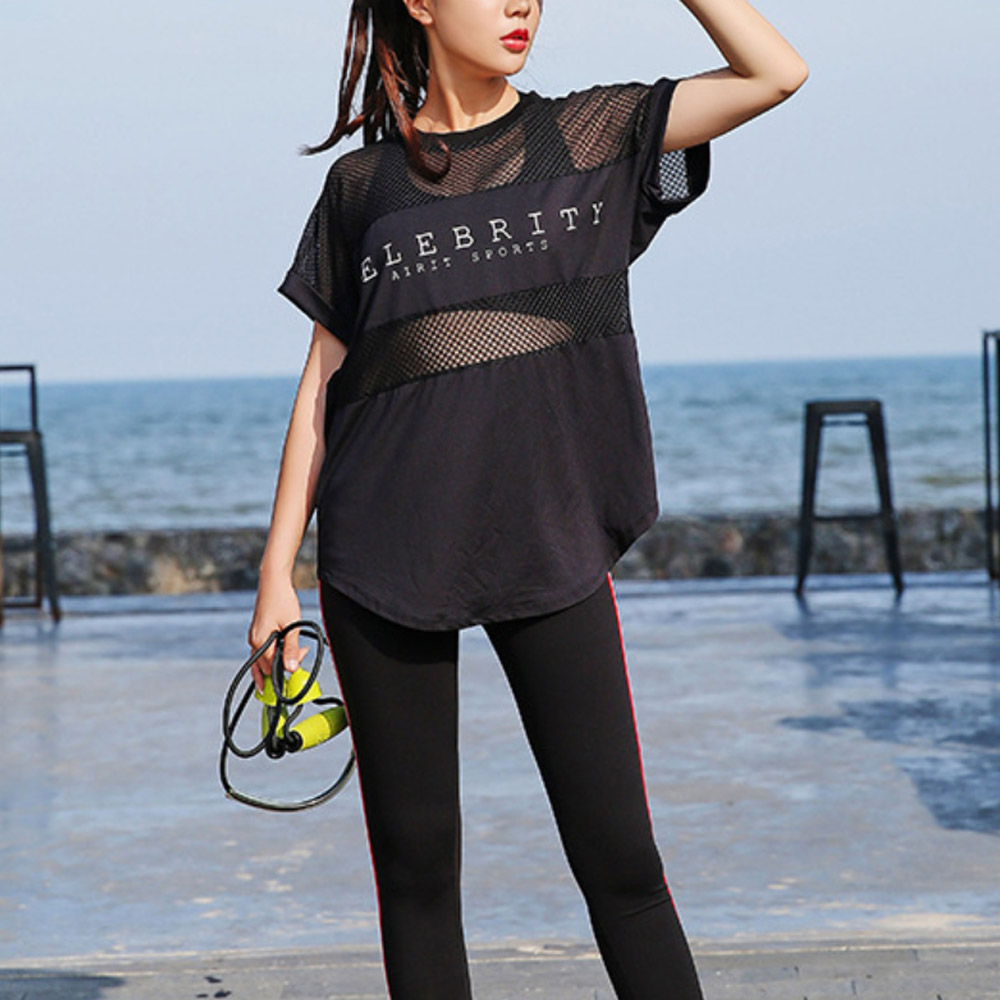 아웃사이즈 빅사이즈 빅 메쉬 스포츠 셔츠