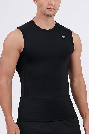 TELALEO 5 Pack Men's Athletic Compression Shirts