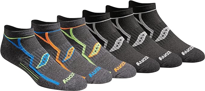 Saucony Men's No Show Socks